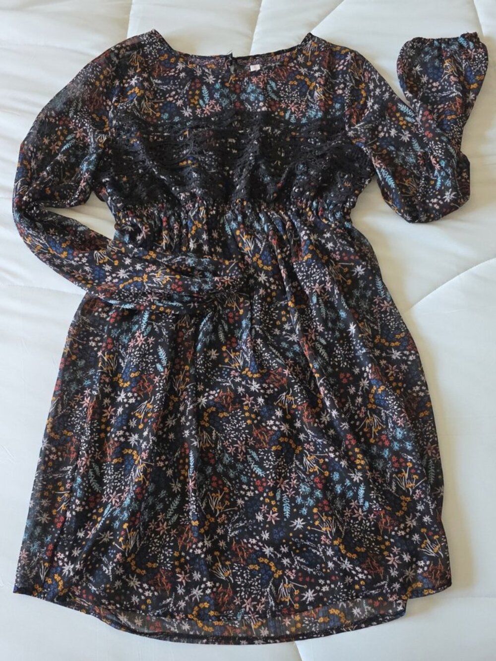 Adorable Floral Mini Dress